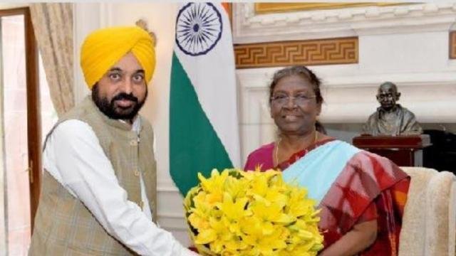 CM ਭਗਵੰਤ ਮਾਨ ਨੇ ਕੀਤੀ ਰਾਸ਼ਟਰਪਤੀ