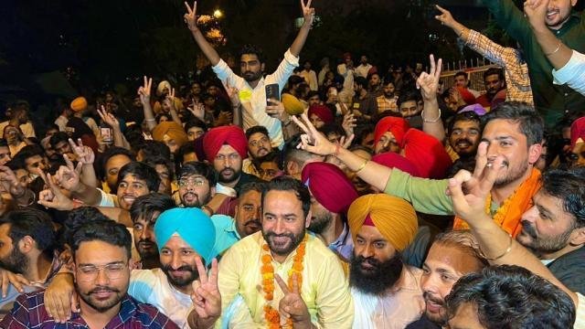 ਪੰਜਾਬ ਯੂਨੀਵਰਸਿਟੀ ਸਟੂਡੈਂਟਸ ਯੂਨੀਅਨ ਚੋਣਾਂ 'ਚ ਵੀ ਚੱਲਿਆ 'ਆਪ' ਜਾਦੂ