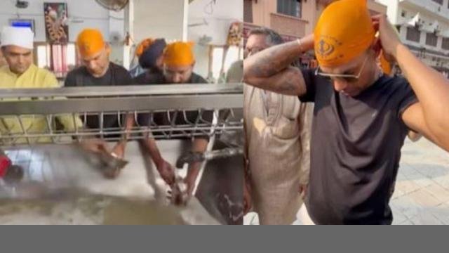 ਭਾਰਤੀ ਕ੍ਰਿਕਟਰ ਸ਼ਿਖਰ ਧਵਨ ਸ੍ਰੀ ਦਰ