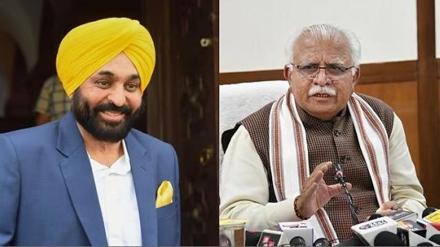 SYL ਵਿਵਾਦ 'ਤੇ ਮਨੋਹਰ ਤੇ ਮਾਨ ਵਿਚ