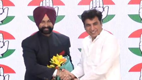 Big news- ਸਾਬਕਾ ਏਡੀਜੀਪੀ ਗੁਰਿੰਦਰ ਢਿੱਲੋਂ ਕਾਂਗਰਸ ਚ ਸ਼ਾਮਲ