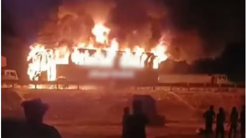 Bus Fire- ਹਰਿਆਣਾ ਦੇ ਨੂਹ 'ਚ ਬੱਸ