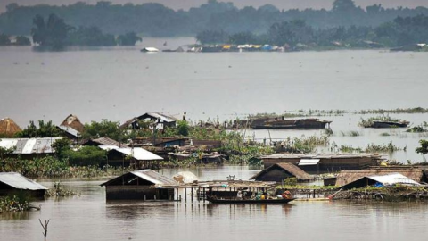 Assam Flood - ਅਸਾਮ 'ਚ ਹੜ੍ਹ ਦੀ