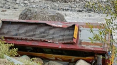 Beas accident - ਮਨਾਲੀ ਤੋਂ ਪੰਜਾਬ ਆ ਰਹੀ ਬੱਸ ਬਿਆਸ ਦਰਿਆ 'ਚ ਡਿੱਗੀ