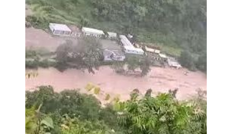 Cloud burst Kinnaur - ਕਿਨੌਰ 'ਚ