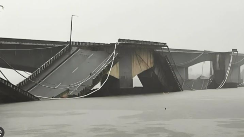Karnataka bridge collapses - ਕ