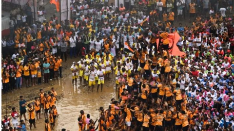 Mumbai - ਦਹੀਂ ਹਾਂਡੀ ਤਿਉਹਾਰ 'ਚ