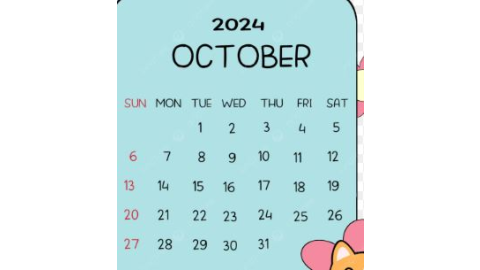 October Holidays - ਅਕਤੂਬਰ ਮਹੀਨ