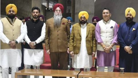 Swearing-in ceremony - ਸਪੀਕਰ ਕੁਲਤਾਰ ਸਿੰਘ ਸੰਧਵਾਂ ਨੇ ਪੰਜਾਬ ਜ਼ਿ