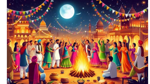 Punjab- ਧੂਮਧਾਮ ਨਾਲ ਮਨਾਇਆ ਜਾ ਰਿਹਾ Lohri ਦਾ ਤਿਉਹਾਰ, ਬਾਜ਼ਾਰਾਂ '