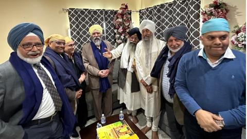 ਖਾਲਸਾ ਸਾਜਣਾ ਦਿਹਾੜੇ (ਵਿਸਾਖੀ) ਮੌਕੇ ਕਰਵਾਇਆ ਗਿਆ ਧਾਰਮਿਕ ਸਮਾਗਮ