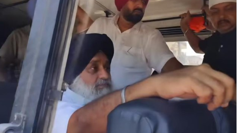ਮੋਹਾਲੀ ਪੁਲਿਸ ਨੇ ਸੁਖਬੀਰ ਸਿੰਘ ਬਾਦਲ ਨੂੰ ਹਿਰਾਸਤ 'ਚ ਲਿਆ