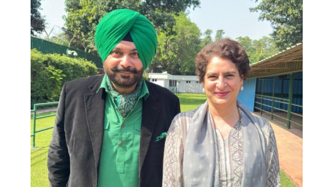 ਨਵਜੋਤ ਸਿੱਧੂ ਨੇ ਪ੍ਰਿਅੰਕਾ ਗਾਂਧੀ