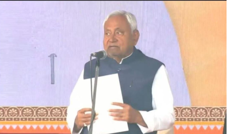 ਬਿਹਾਰ ਦੇ CM ਬਣੇ ਨਿਤੀਸ਼ ਕੁਮਾਰ, 10ਵੀਂ ਵਾਰ ਮੁੱਖ ਮੰਤਰੀ ਵਜੋਂ ਅਹੁਦੇ