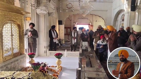 ਅਕਾਲ ਤਖ਼ਤ ਸਾਹਿਬ 'ਤੇ ਪੇਸ਼ ਹੋਏ ਕ