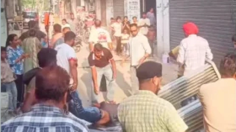 ਹੈਬੋਵਾਲ ਵਿੱਚ ਟ੍ਰਾਂਸਫਾਰਮਰ ਲਗਾਉਂਦੇ ਸਮੇਂ ਹੇਠਾਂ ਡਿੱਗਿਆ,