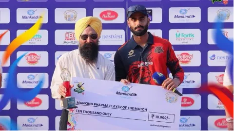 ਨਮਨ ਧੀਰ ਦਾ ਧਮਾਕੇਦਾਰ ਬੱਲੇਬਾਜ਼ੀ ਦਾ ਕਮਾਲ, 64 ਗੇਂਦਾਂ 'ਤੇ 173 ਦੌੜ