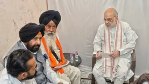ਨਸ਼ੇ ਵਿਰੁੱਧ ਜਾਨ ਗੁਆਉਣ ਵਾਲੇ ਪਰਵਿੰਦਰ ਝੋਟਾ ਦੇ ਘਰ ਪਹੁੰਚੇ ਅਮਿਤ ਸ਼