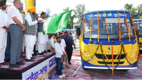 100 ਮਿੰਨੀ ਬੱਸਾਂ ਪੰਜਾਬ ਦੇ ਪਿੰਡਾ